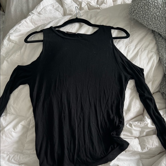 Zara Top w Cut Out Shoulder - Picture 1 of 1